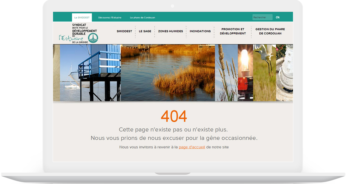 Pages d'erreur 404 et qualit